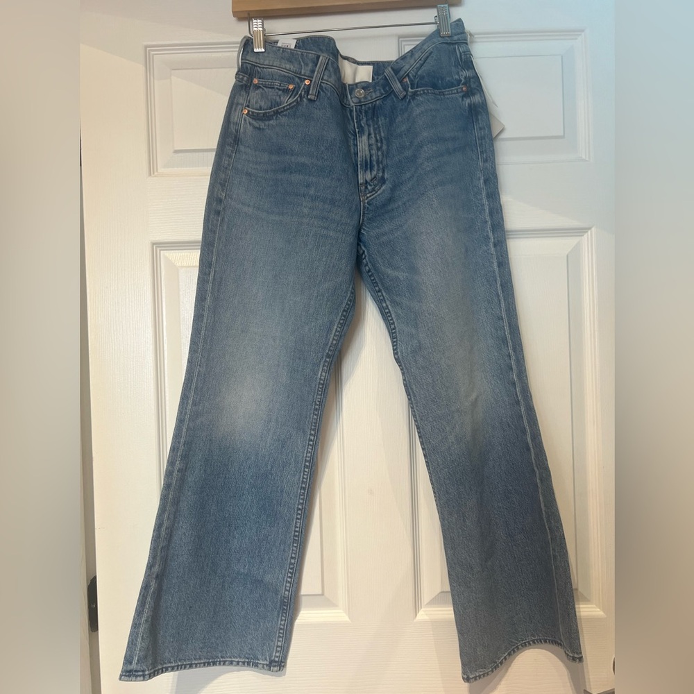 MOTHER Men's Light Blue Straight-Leg Jeans